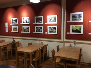 Exhibition at Cafe Red by Zoe Meredith