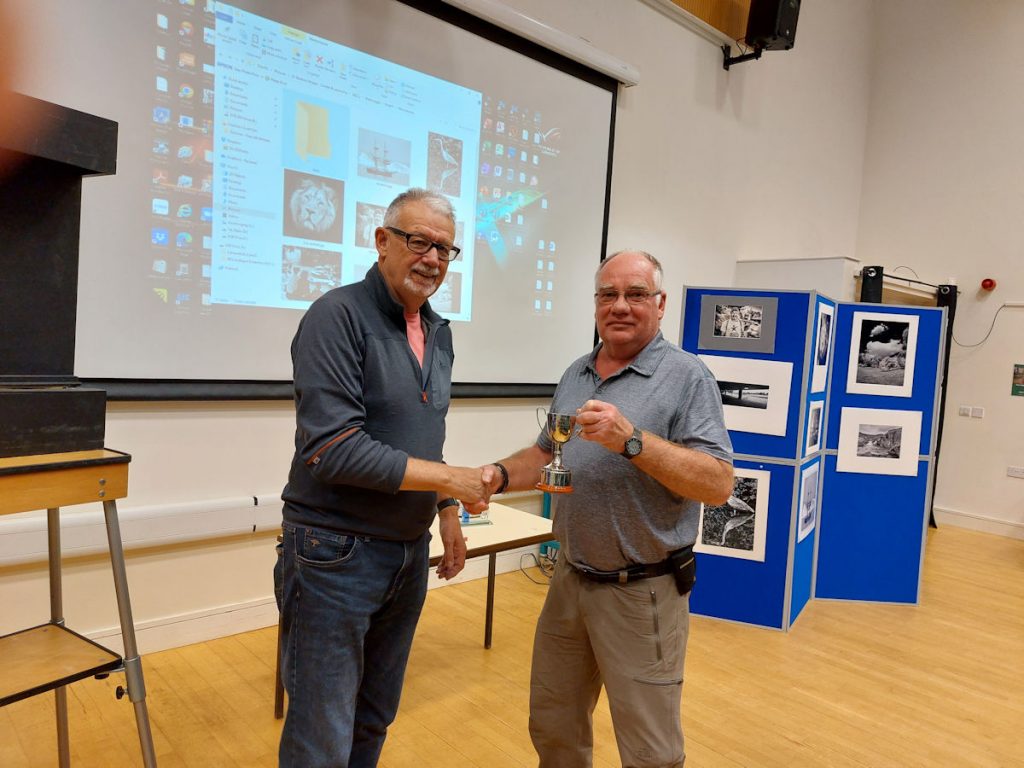 Jeff Youngman receives the Bodycote Cup