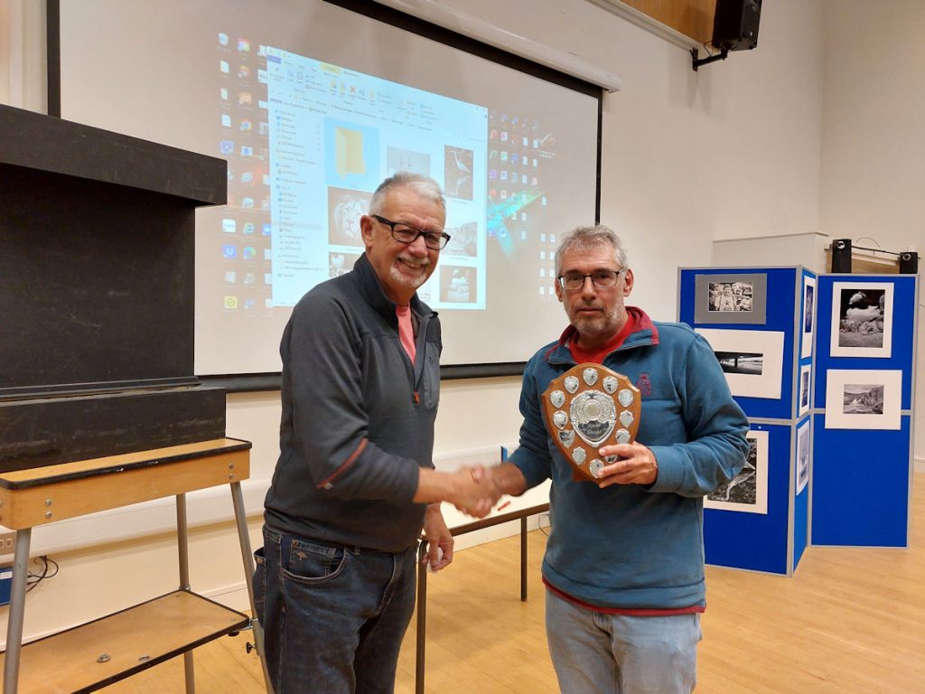Miles Crisell receives the Alcan Shield