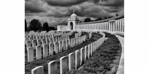 TYNE COT AT YPRES by john everett
