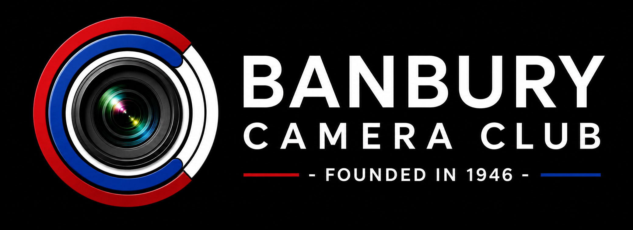 Camera Club logo banner 2026 BLACK