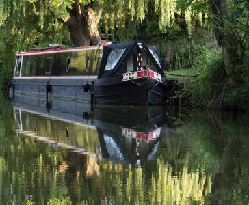 Canal Scene At Cropredy by John Buttress